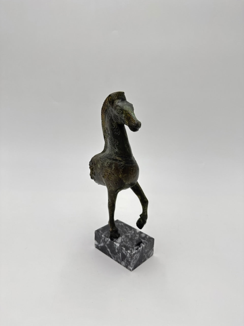 Horse sculpture ancient Greek bronze statue - Acropolis museum replica Brand: Harilla